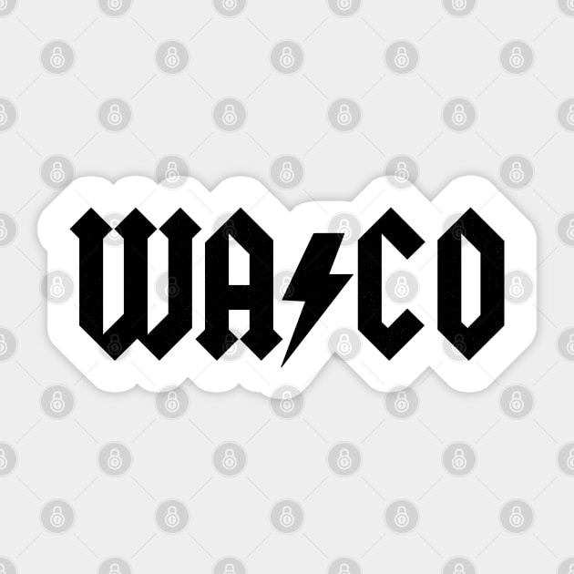 Waco, TX Sticker by LocalZonly